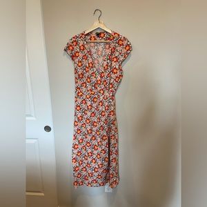 J. Crew Cotton Wrap Dress